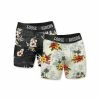 Boxer Loose Riders Noir Fleurs + Blanc Fleurs -Vélos Soldes Boutique boxer loose riders noir fleurs blanc fleurs