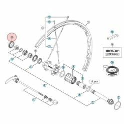 Cache-Poussière Pour Axe De Moyeu Shimano Ultegra WH-6800 -Vélos Soldes Boutique cache poussiere pour axe de moyeu shimano ultegra wh 6800 1
