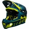 Casque Bell Super DH MIPS Bleu/Jaune Fluo -Vélos Soldes Boutique casque bell super dh mips bleu jaune fluo