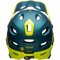 Casque Bell Super DH MIPS Bleu/Jaune Fluo -Vélos Soldes Boutique casque bell super dh mips bleu jaune fluo 3