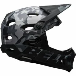 Casque Bell Super DH MIPS Noir Camouflage -Vélos Soldes Boutique casque bell super dh mips noir camouflage 2