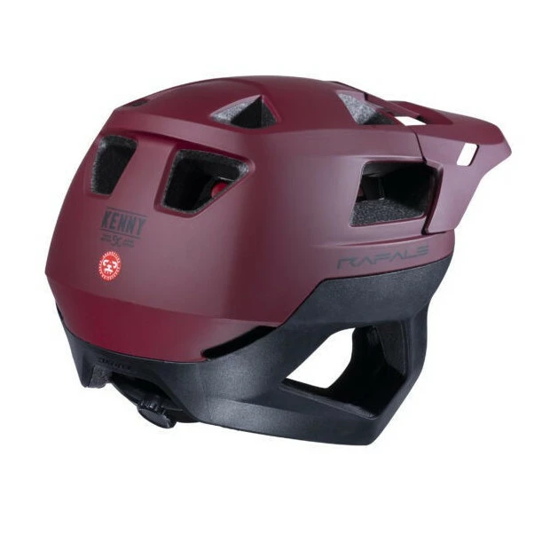 Casque Enduro/All Mountain Kenny Rafale Rouge Foncé 5 Casque Enduro/All Mountain Kenny Rafale Rouge Foncé – Image 3