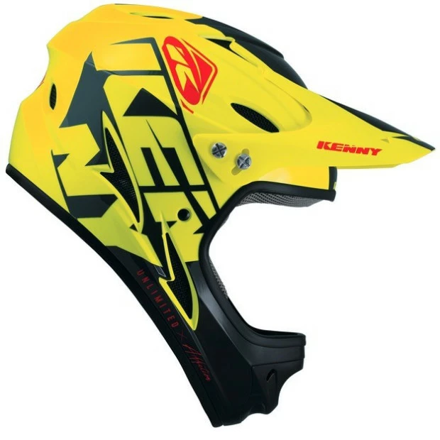 Casque Intégral Kenny Downhill Graphic Jaune Fluo 4 Casque Intégral Kenny Downhill Graphic Jaune Fluo – Image 2