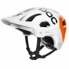 Casque POC Tectal Race SPIN NFC - Blanc Hydrogène-Orange AVIP -Vélos Soldes Boutique casque poc tectal race spin nfc blanc hydrogene orange avip