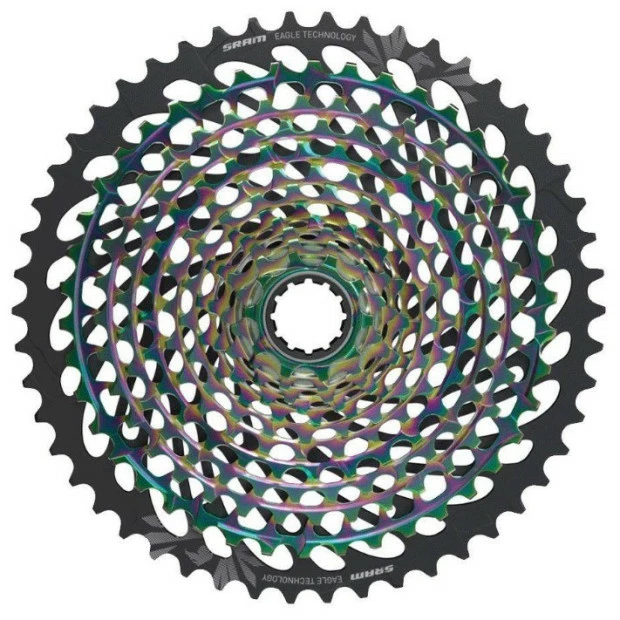 Cassette SRAM X01 Eagle XG-1299 (10-50) 12V Arc-en-Ciel 3 Cassette SRAM X01 Eagle XG-1299 (10-50) 12V Arc-en-Ciel