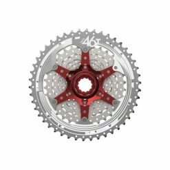 Cassette SunRace CSMX3 10 Vitesses - 11/46 - Argent -Vélos Soldes Boutique cassette sunrace csmx3 10 vitesses 11 46 argent 1