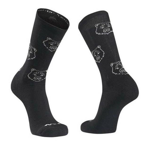 Chaussettes Hiver Northwave Core Noir/Gris 3 Chaussettes Hiver Northwave Core Noir/Gris