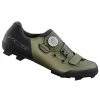 Chaussures VTT Shimano XC5 Vert Mousse -Vélos Soldes Boutique chaussures vtt shimano xc5 vert mousse