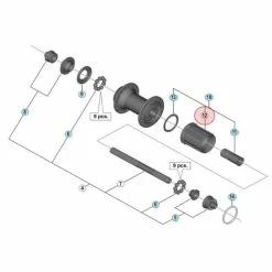 Corps De Cassette Shimano 105 FH-5800 - 10/11 Vitesses