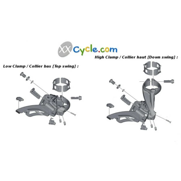 Dérailleur Avant Shimano Deore XT FD-M8025-D - Down Swing 4 Dérailleur Avant Shimano Deore XT FD-M8025-D - Down Swing – Image 2