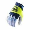 Gants VTT Kenny Track Bleu Marine/Jaune -Vélos Soldes Boutique gants vtt kenny track bleu marine jaune