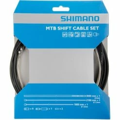 Kit Câblerie Dérailleur VTT Shimano Y60098021 - Noir