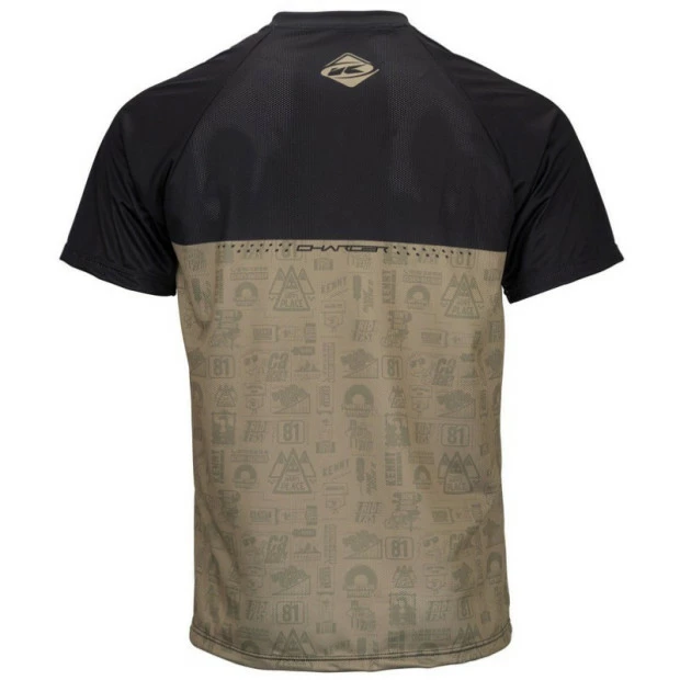 Maillot Enduro Manches Courtes Kenny Charger Kaki 4 Maillot Enduro Manches Courtes Kenny Charger Kaki – Image 2