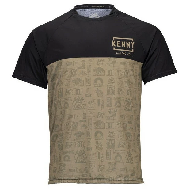 Maillot Enduro Manches Courtes Kenny Charger Kaki 3 Maillot Enduro Manches Courtes Kenny Charger Kaki