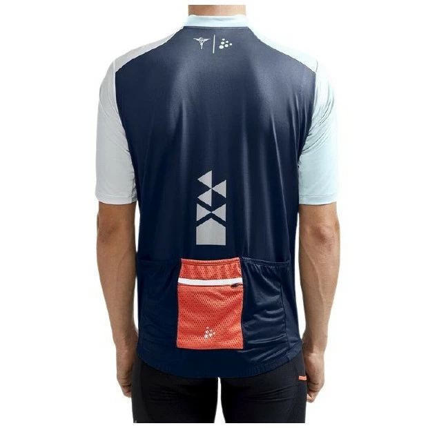 Maillot Homme VTT Craft Advanced HMC - Bleu / Blanc / Vert Menthe 5 Maillot Homme VTT Craft Advanced HMC - Bleu / Blanc / Vert Menthe – Image 3