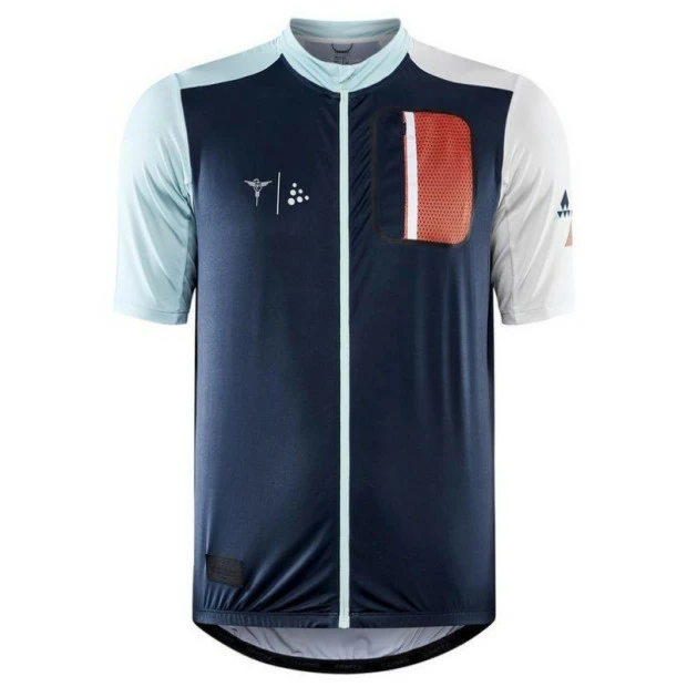 Maillot Homme VTT Craft Advanced HMC - Bleu / Blanc / Vert Menthe 3 Maillot Homme VTT Craft Advanced HMC - Bleu / Blanc / Vert Menthe