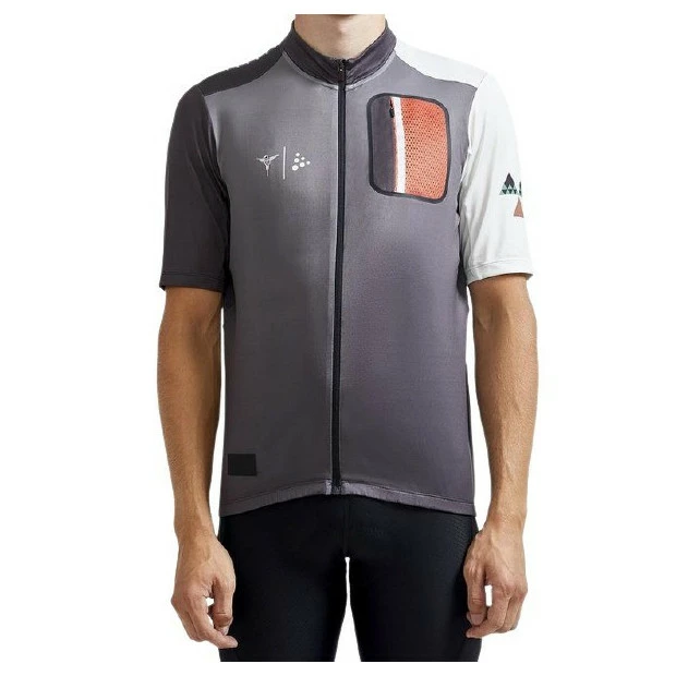 Maillot Homme VTT Craft Advanced HMC - Gris / Blanc 4 Maillot Homme VTT Craft Advanced HMC - Gris / Blanc – Image 2