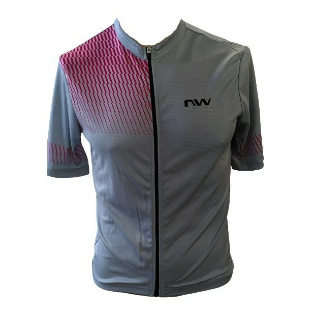 Maillot Route/VTT Northwave Origin Gris/Rouge 3 Maillot Route/VTT Northwave Origin Gris/Rouge