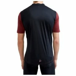 Maillot VTT Homme Craft Offroad Core - Rouge / Noir -Vélos Soldes Boutique maillot vtt homme craft offroad core rouge noir 1