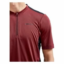 Maillot VTT Homme Craft Offroad Core - Rouge / Noir -Vélos Soldes Boutique maillot vtt homme craft offroad core rouge noir 2