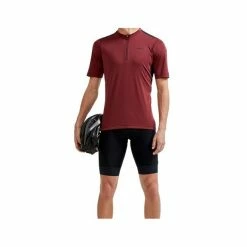 Maillot VTT Homme Craft Offroad Core - Rouge / Noir -Vélos Soldes Boutique maillot vtt homme craft offroad core rouge noir 3