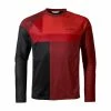 Maillot VTT Manches Longues Vaude Moab LS VI Rouge Brillant -Vélos Soldes Boutique maillot vtt manches longues vaude moab ls vi rouge brillant