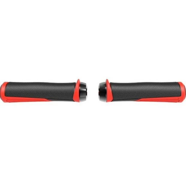 Poignées VTT BBB Cobra 142mm - Rouge/Noir 3 Poignées VTT BBB Cobra 142mm - Rouge/Noir