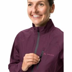 Veste Pluie Vaude Women's Drop Jacket III 04964 - Cassis -Vélos Soldes Boutique veste pluie vaude women s drop jacket iii 04964 cassis 3