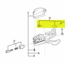 Vis De Fixation Shimano Deore SL-M610 I-Spec B Pour Manette De Vitesse -Vélos Soldes Boutique vis de fixation shimano deore sl m610 i spec b pour manette de vitesse 1